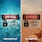 Signmission Lockout Power Before Removing Guards Danger Sign, Plastic, 10in W x 7in L, 2PK OS-2PACK-DS-P-710-L-1434 - alternate 7